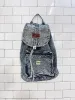 vintage 80s liz thomas acid wash denim backpack sold by Good Market Thrift Store