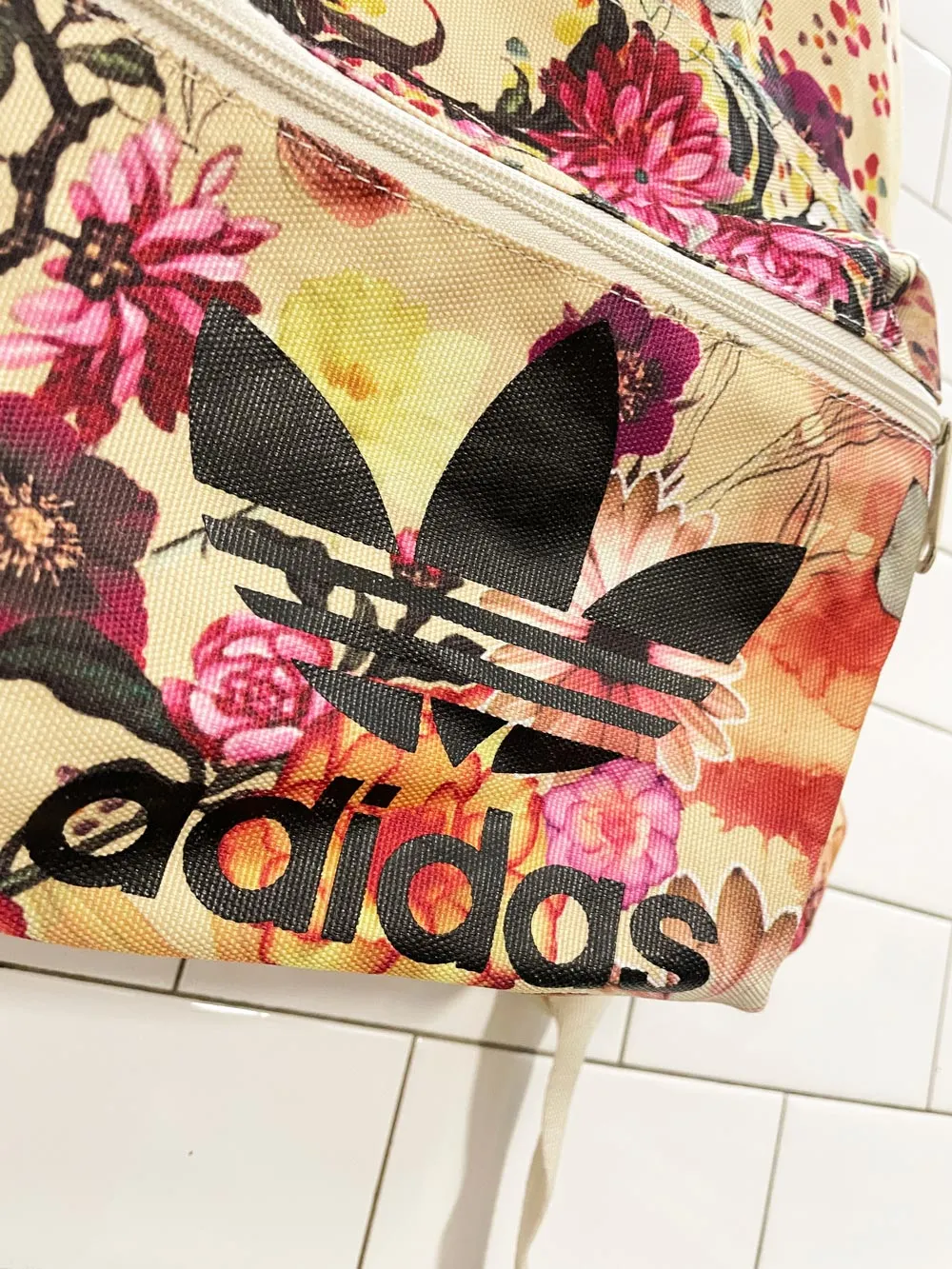 adidas x farm rio floral backpack sold by Good Market Thrift Store product image thumbnail 2