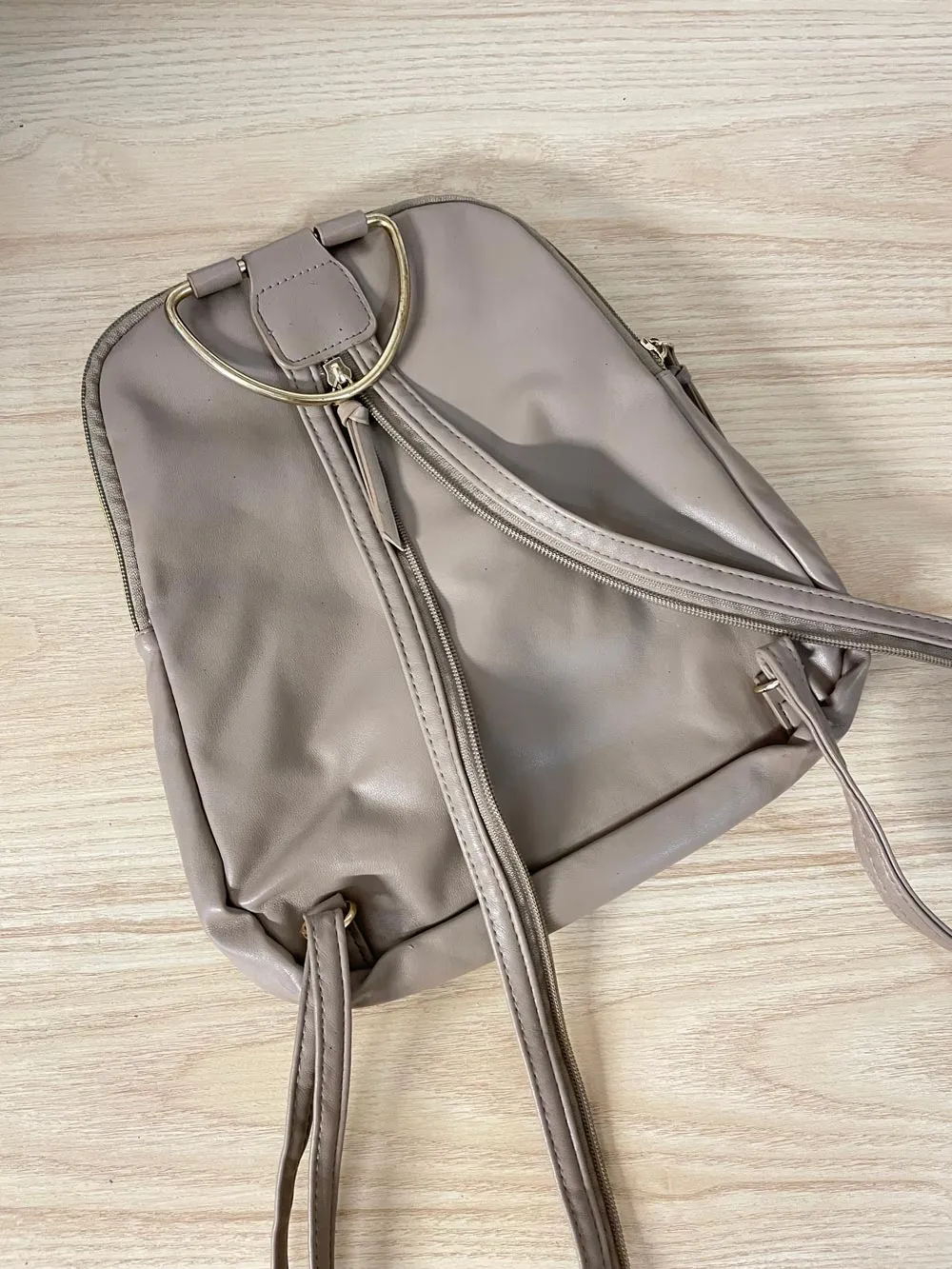 vintage 00s fiorelli faux leather backpack sold by Good Market Thrift Store product image thumbnail 2