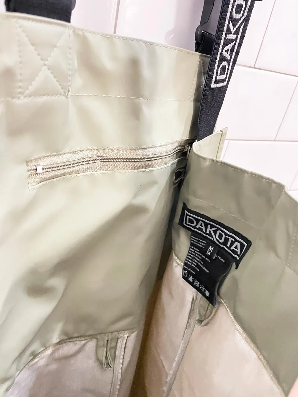 dakota workpro waterpoof overalls sold by Good Market Thrift Store product image thumbnail 2