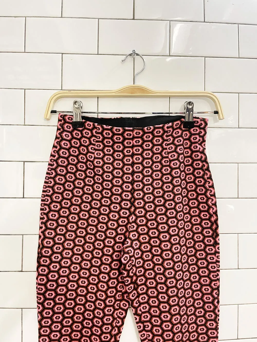 zara groovy geo knit flare pant sold by Good Market Thrift Store