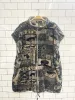 vintage 90s le pied de biche western oversized fleece vest sold by Good Market Thrift Store