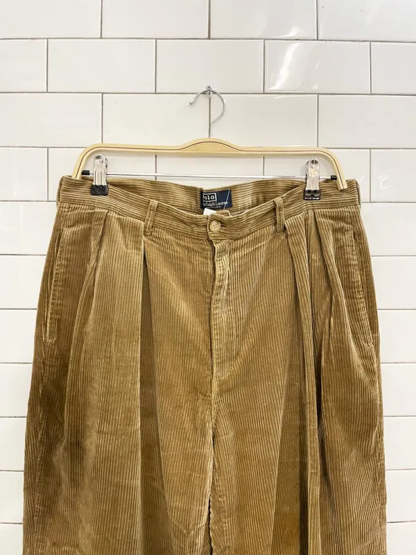 vintage 90s polo ralph lauren chunky corduroy pants sold by Good Market Thrift Store
