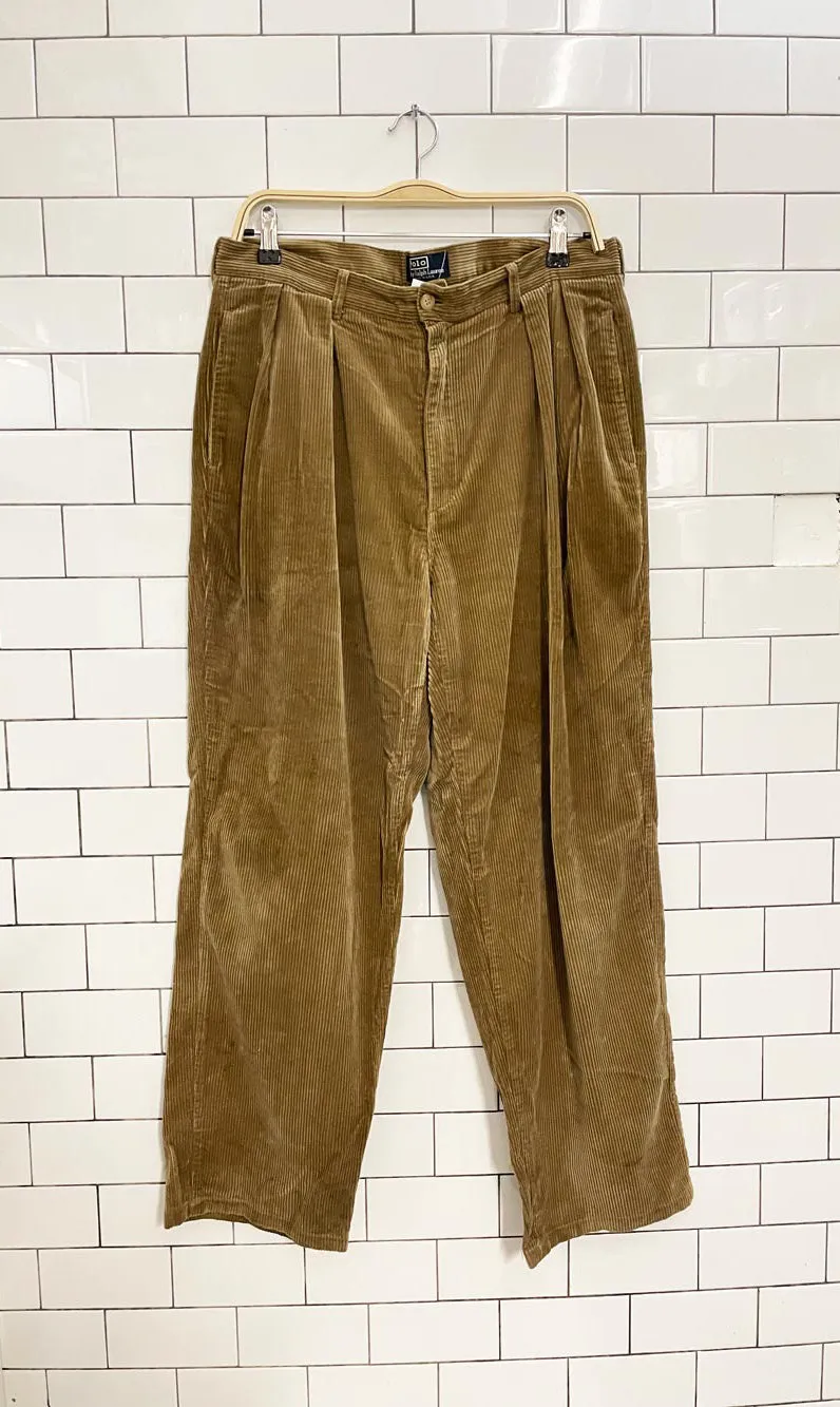 vintage 90s polo ralph lauren chunky corduroy pants sold by Good Market Thrift Store product image thumbnail 4