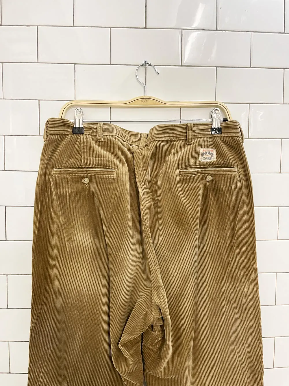 vintage 90s polo ralph lauren chunky corduroy pants sold by Good Market Thrift Store product image thumbnail 3