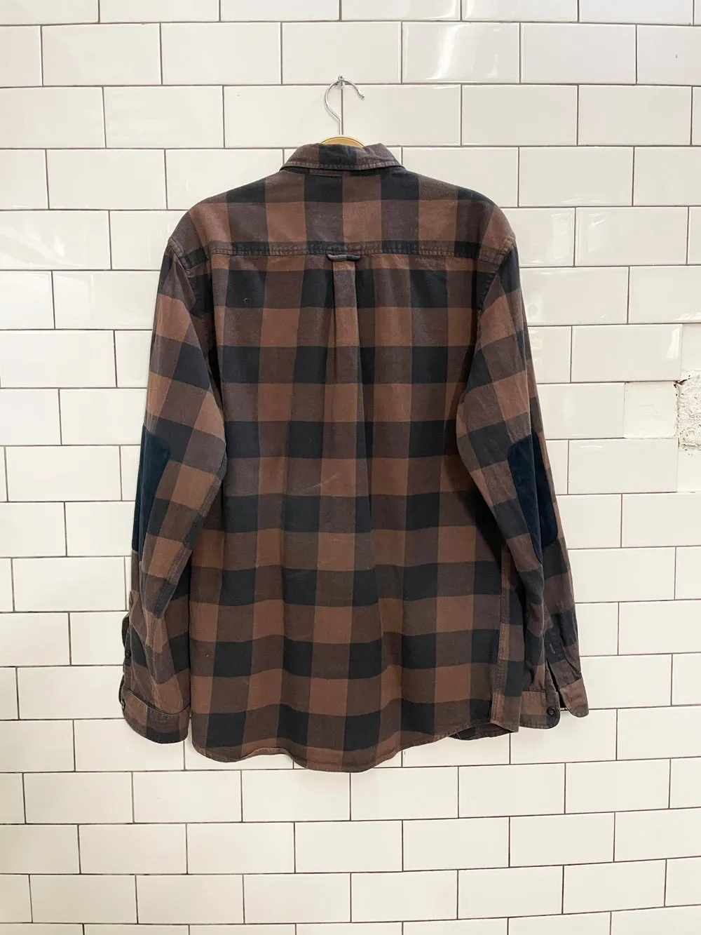 frank and oak plaid flannel shirt sold by Good Market Thrift Store product image thumbnail 4