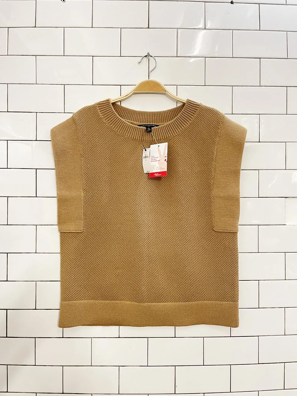 nwt banana republic boxy knit vest sold by Good Market Thrift Store