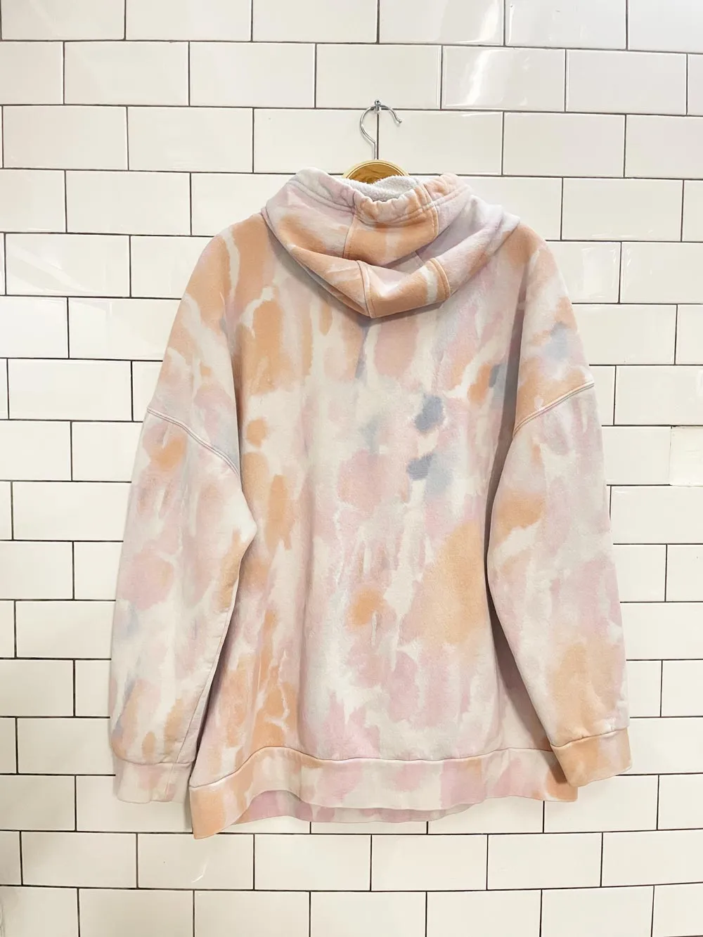 lazypants oversized tie dye hoodie sold by Good Market Thrift Store product image thumbnail 4