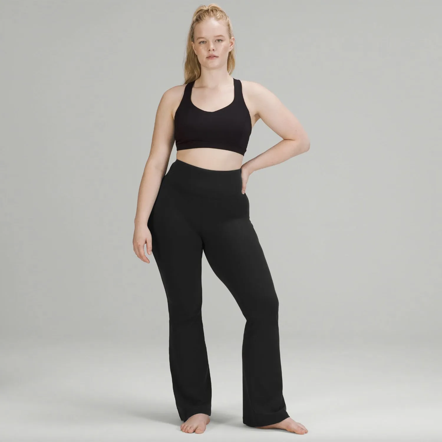 lululemon 2020 groove high rise flare pant nulu sold by Good Market Thrift Store