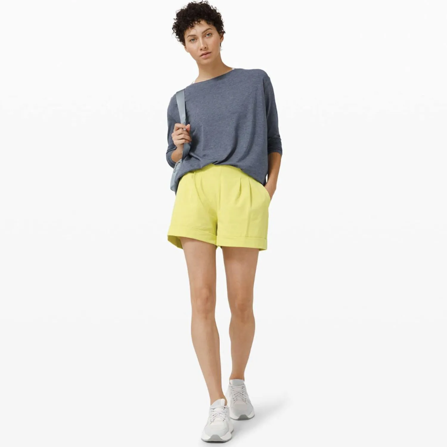 lululemon 2020 back in action long sleeve tee sold by Good Market Thrift Store product image thumbnail 2