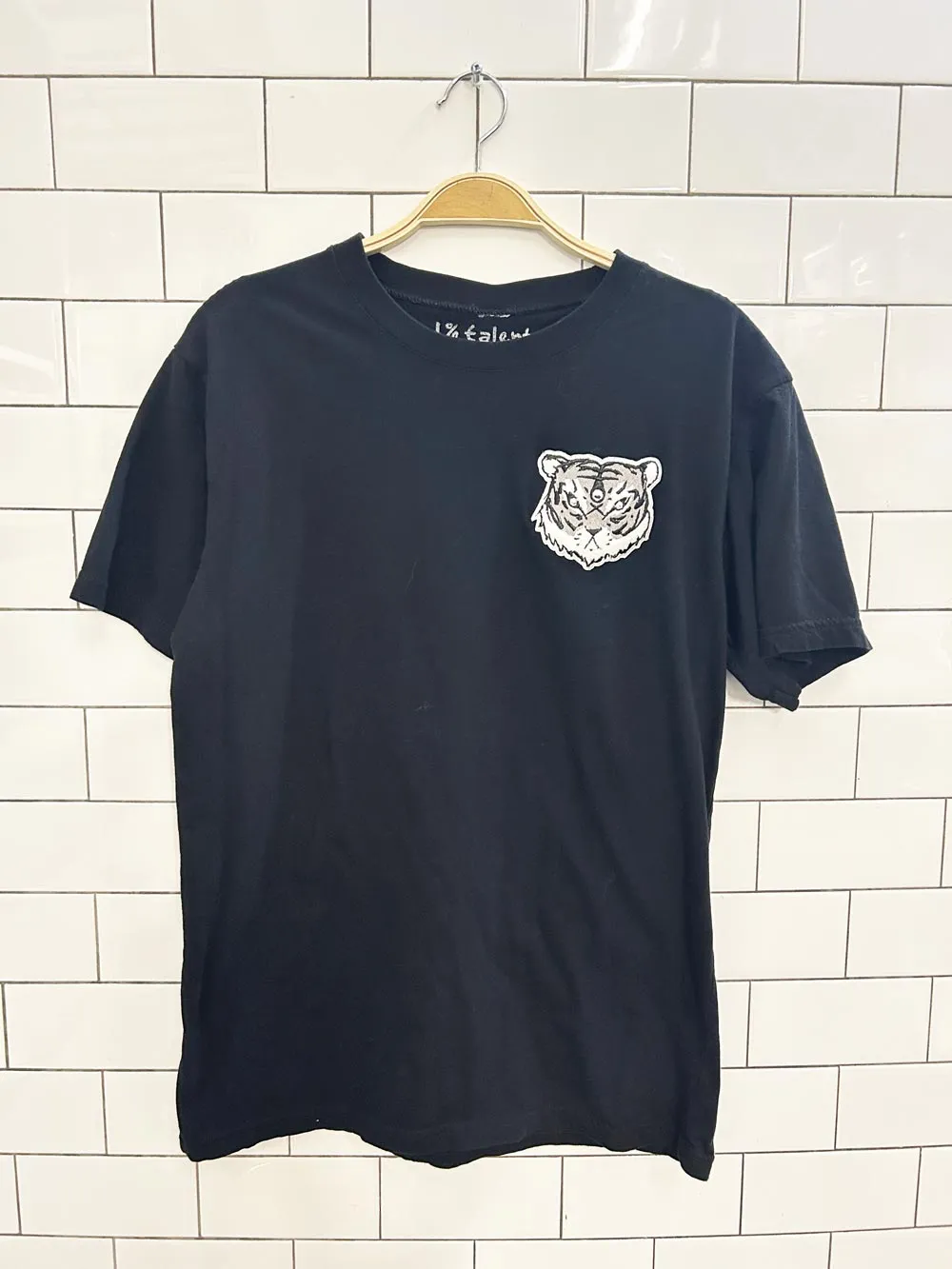 1% talent 3rd eye tiger graphic tee sold by Good Market Thrift Store product image thumbnail 3