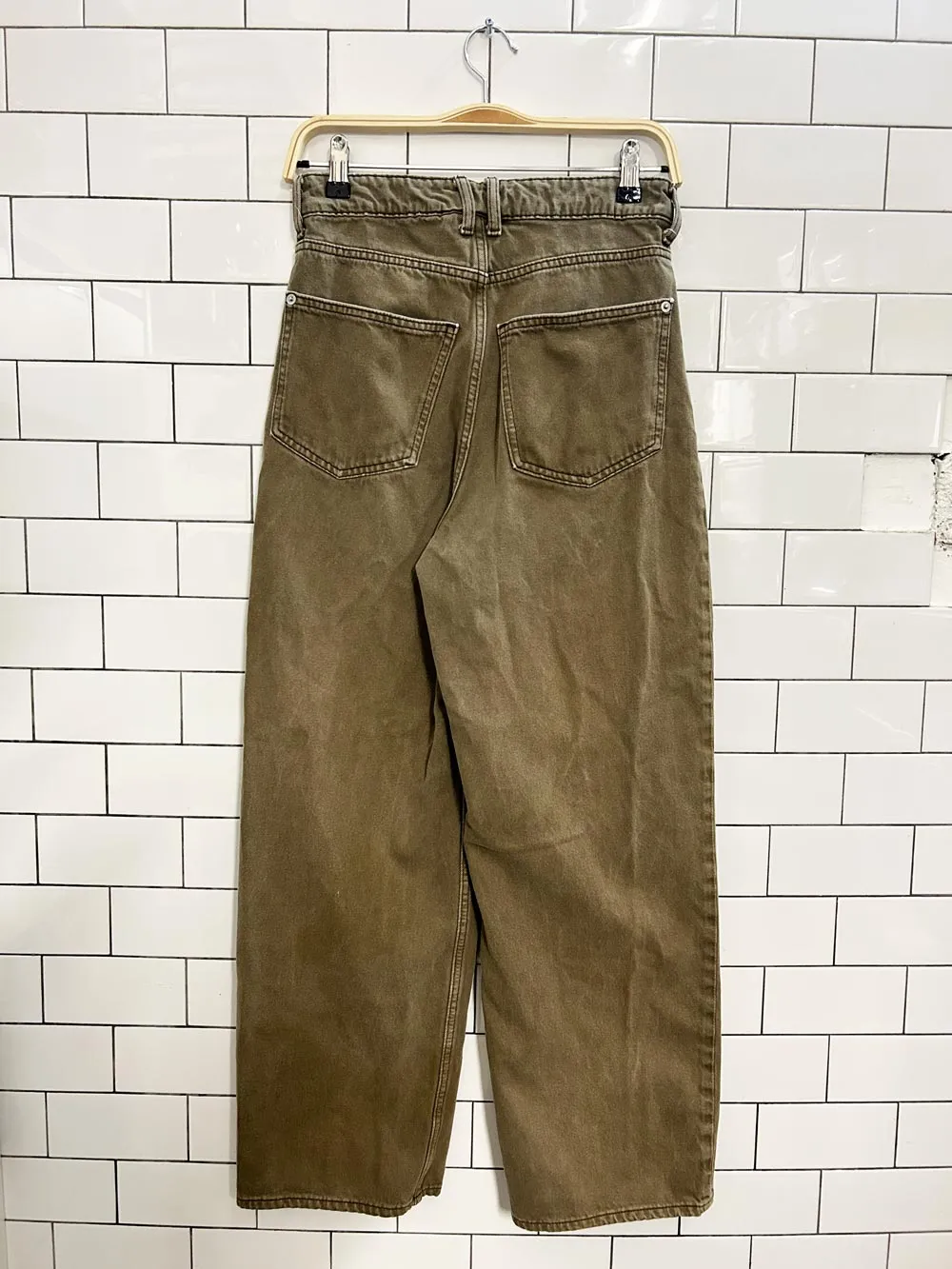 h&m baggy wide leg pant sold by Good Market Thrift Store product image thumbnail 5