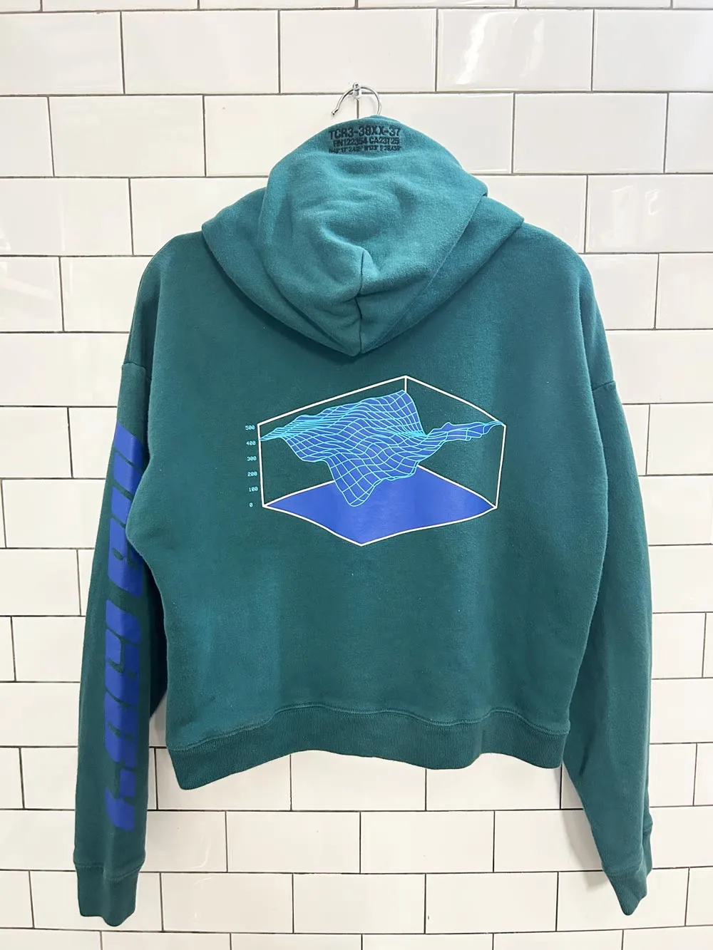 tna oversized graphic hoodie sold by Good Market Thrift Store product image thumbnail 2
