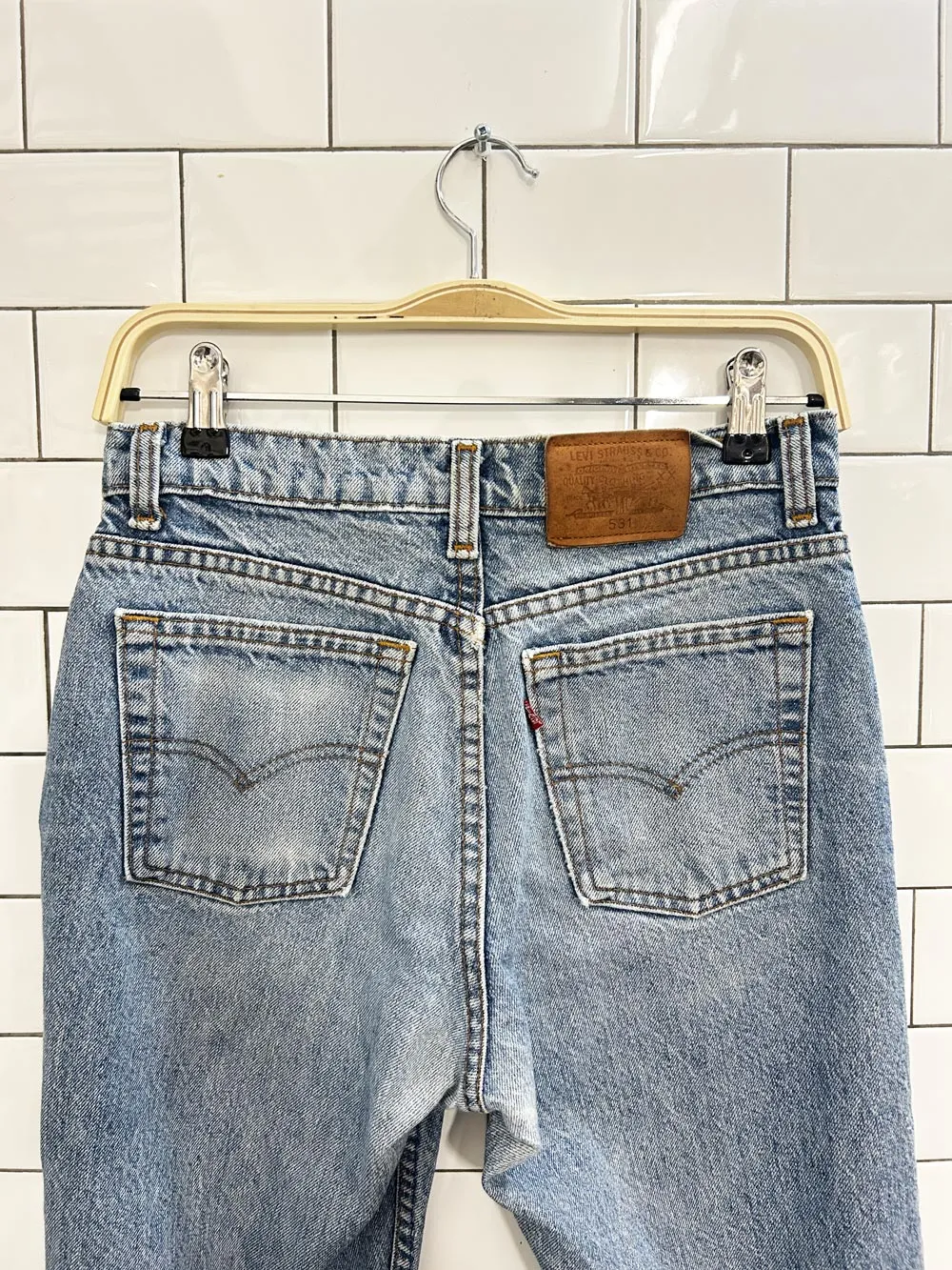 vintage 00s levi's 531 straight jeans sold by Good Market Thrift Store