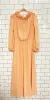 vintage 70s union made ruffle chiffon maxi dress sold by Good Market Thrift Store