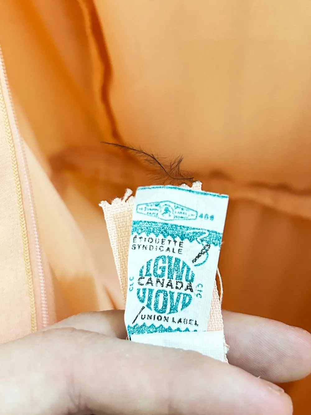 vintage 70s union made ruffle chiffon maxi dress sold by Good Market Thrift Store product image thumbnail 4