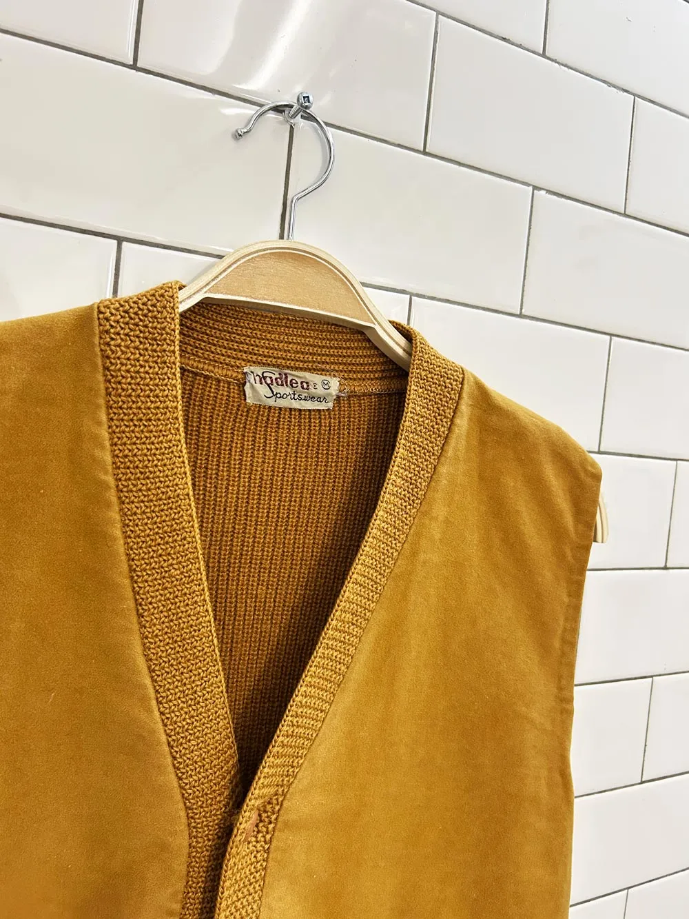 vintage 60s hadlea sportswear knit vest sold by Good Market Thrift Store product image thumbnail 2