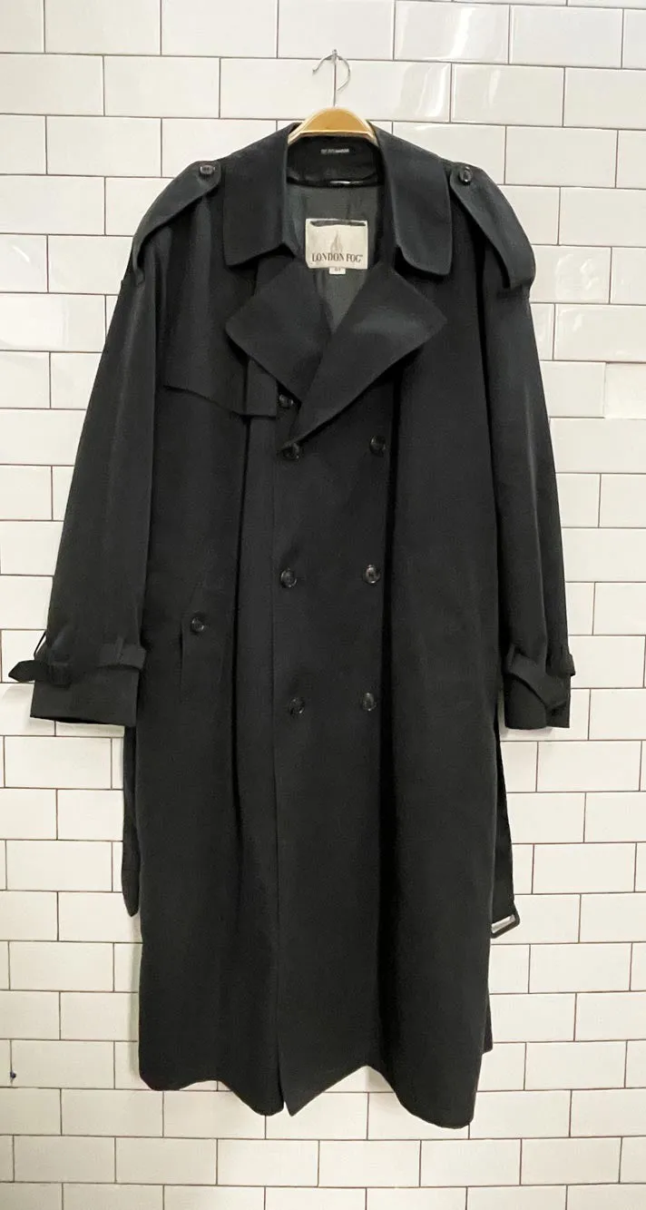 vintage london fog lined soft touch trench coat sold by Good Market Thrift Store product image thumbnail 4
