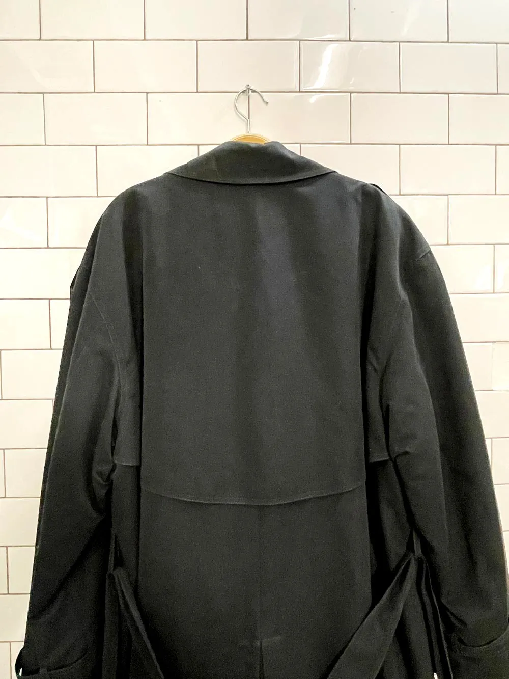 vintage london fog lined soft touch trench coat sold by Good Market Thrift Store product image thumbnail 3