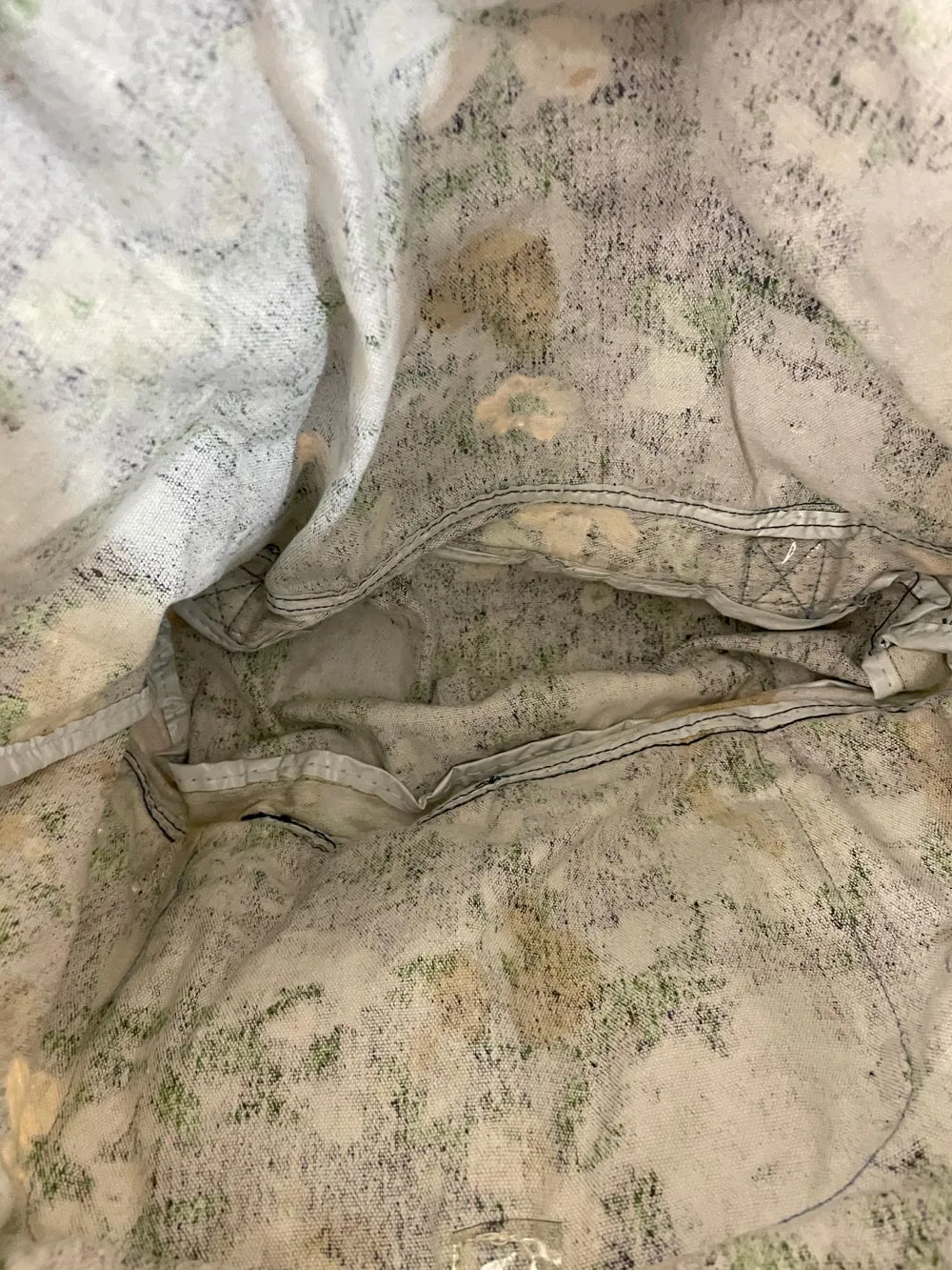 vintage 00s floral denim backpack sold by Good Market Thrift Store product image thumbnail 4