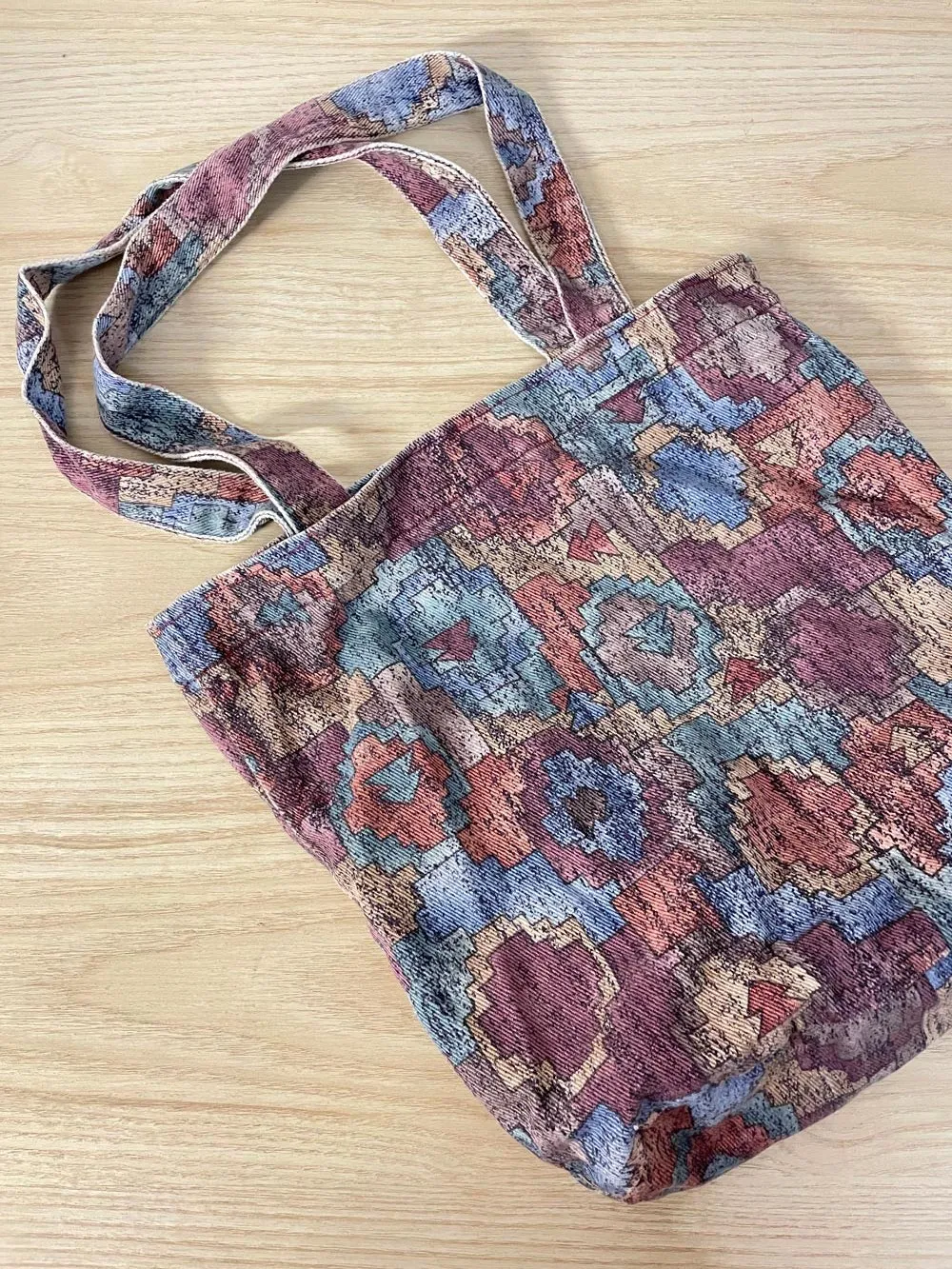 vintage southwestern tote bag sold by Good Market Thrift Store