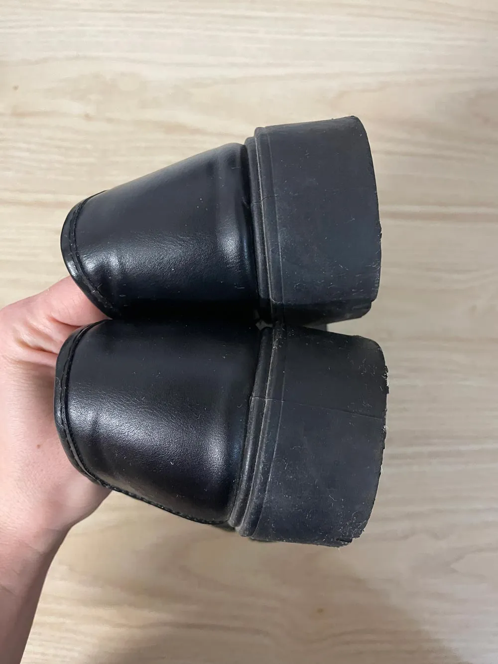 streetwear chain link chunky sole loafer sold by Good Market Thrift Store product image thumbnail 4