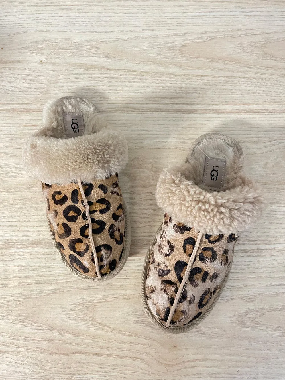 ugg scuffette II spotty sheepskin slipper sold by Good Market Thrift Store