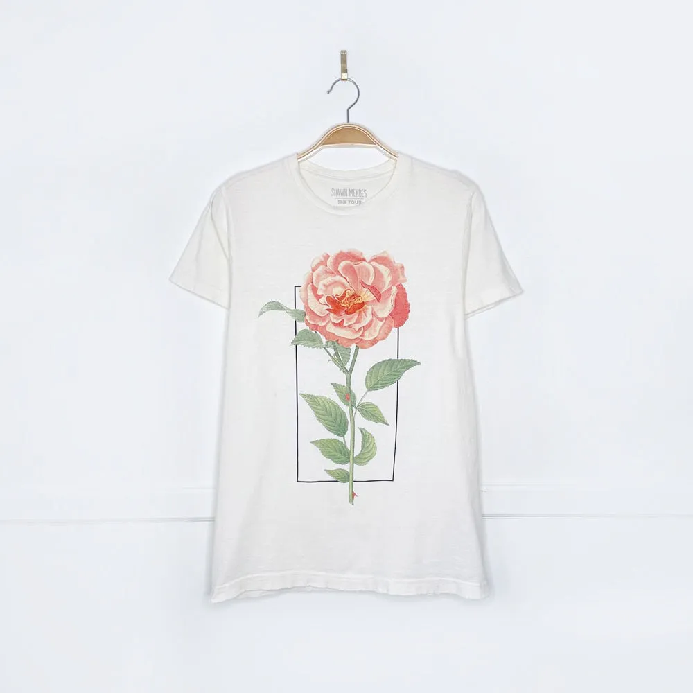 shawn mendes 2019 the tour rose tee sold by Good Market Thrift Store