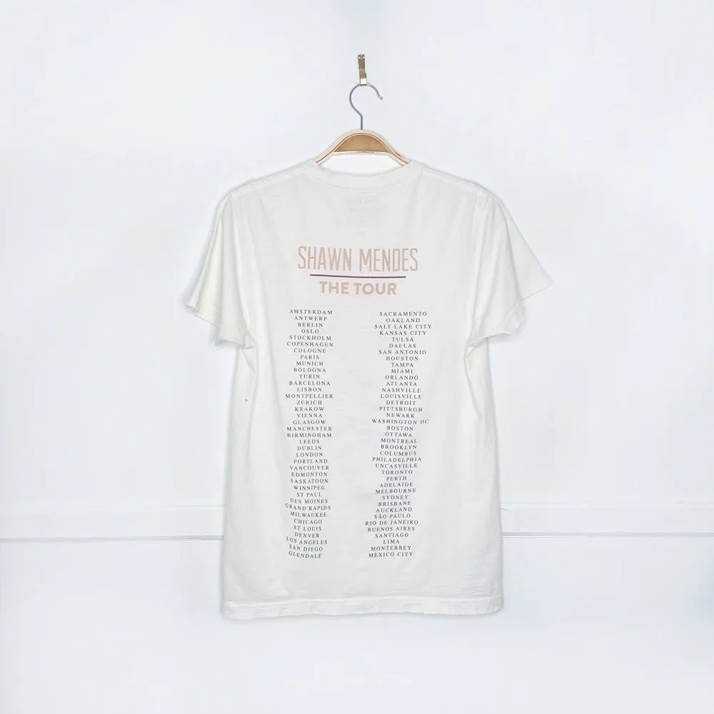 shawn mendes 2019 the tour rose tee sold by Good Market Thrift Store product image thumbnail 3