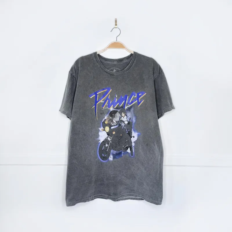 prince oversized faded graphic tee sold by Good Market Thrift Store