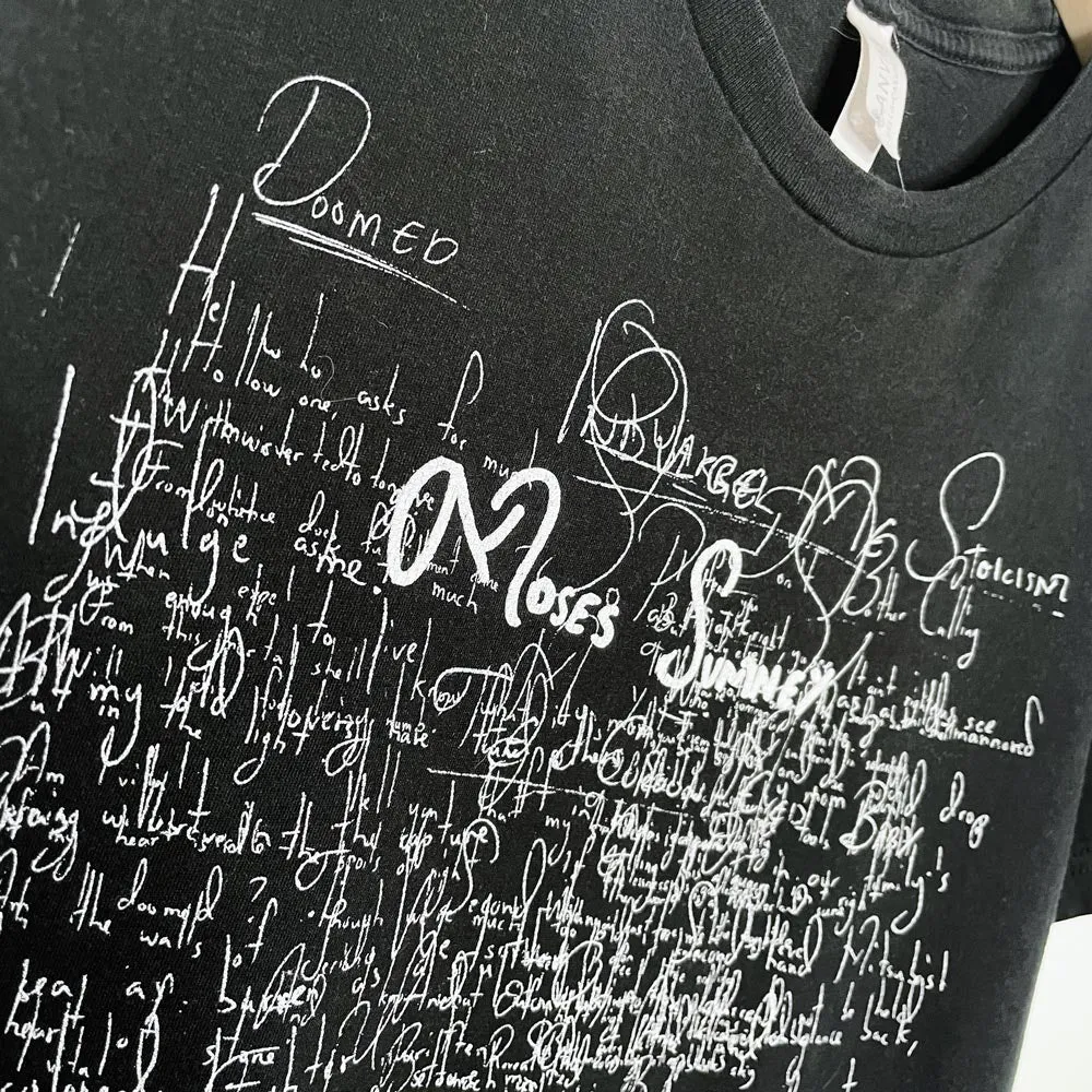 moses sumney lyric tee sold by Good Market Thrift Store product image thumbnail 2