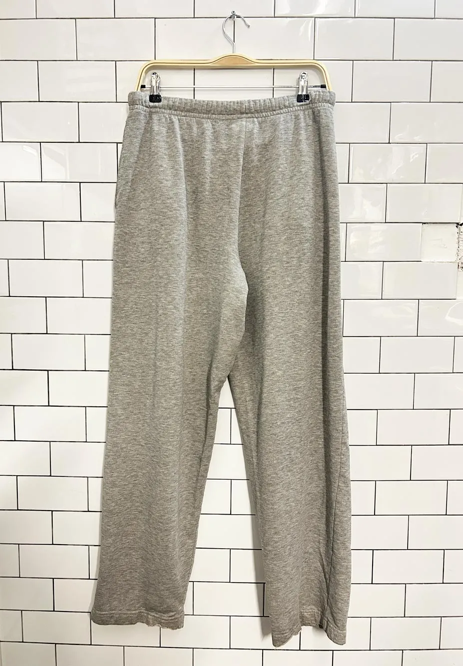 vintage 00s nike minimal check drawstring sweatpants sold by Good Market Thrift Store product image thumbnail 4