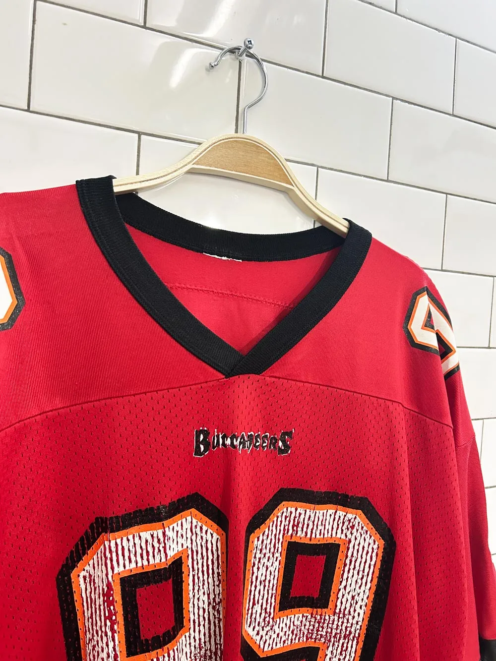 vintage champion tampa bay buccaneers warren sapp jersey sold by Good Market Thrift Store product image thumbnail 2