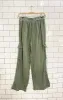 aerie gauze cotton wide leg cargo pant sold by Good Market Thrift Store