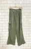 aerie gauze cotton wide leg cargo pant sold by Good Market Thrift Store