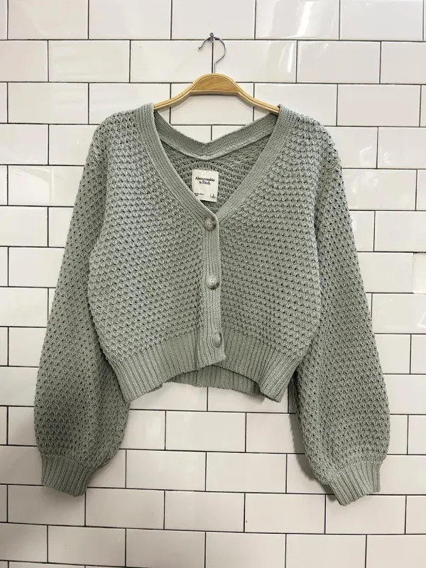 abercrombie & fitch oversized loose knit cardigan sold by Good Market Thrift Store