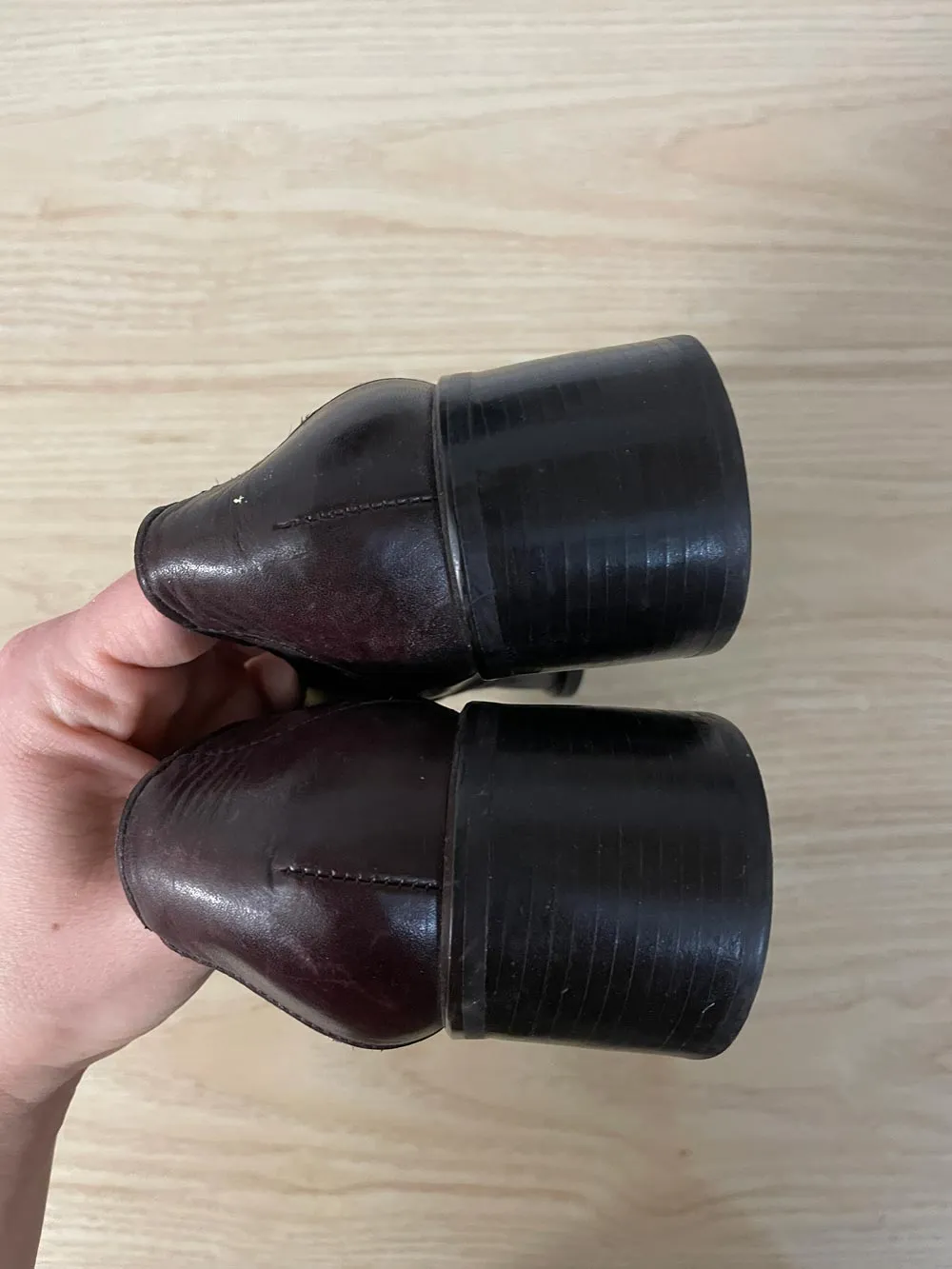 vintage 90s nine west buckle leather loafer sold by Good Market Thrift Store product image thumbnail 4