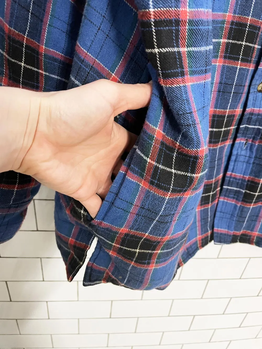 big yank quilted flannel shirt jacket sold by Good Market Thrift Store product image thumbnail 4