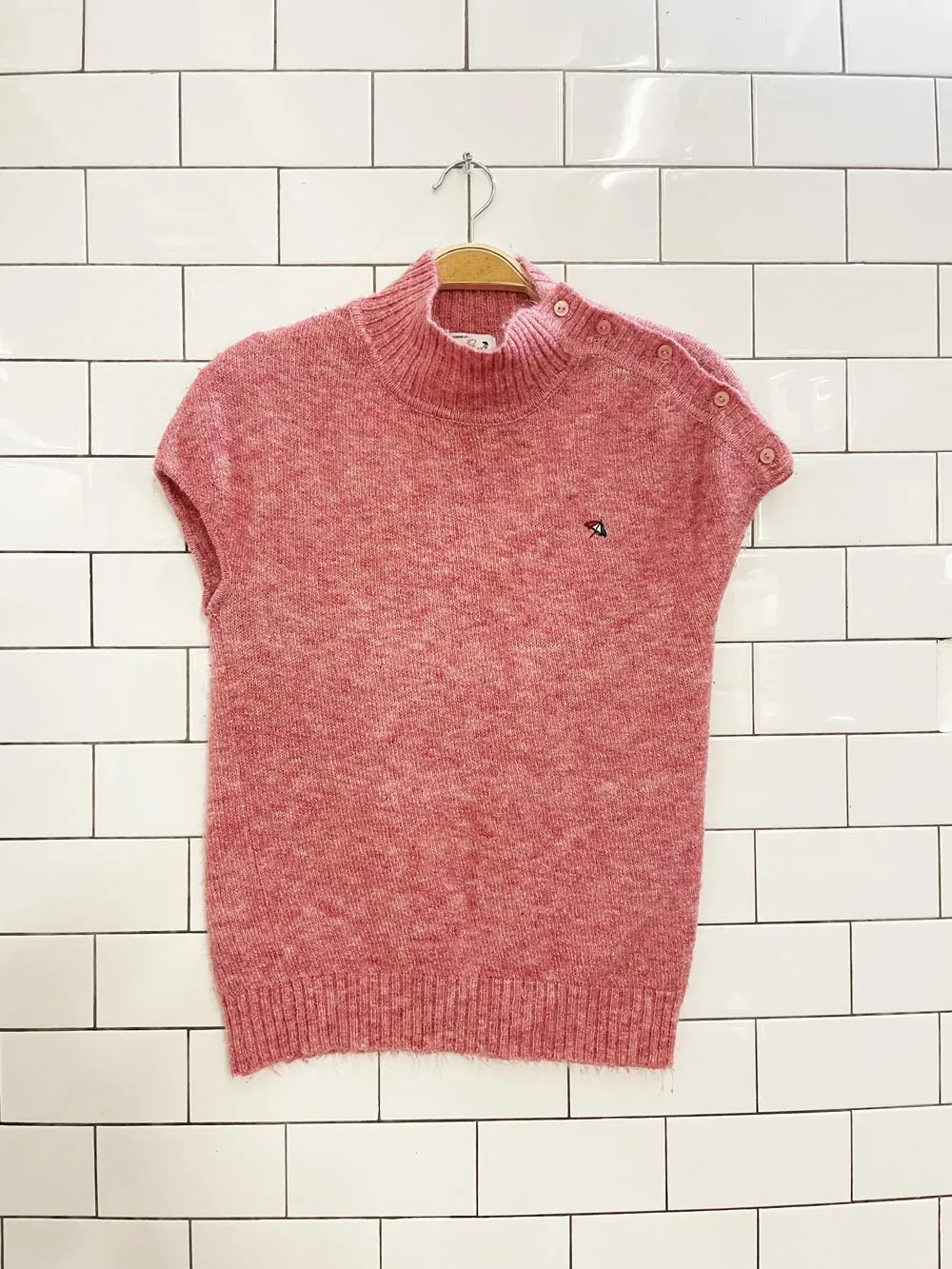 vintage arnold palmer knit sleeveless sweater sold by Good Market Thrift Store