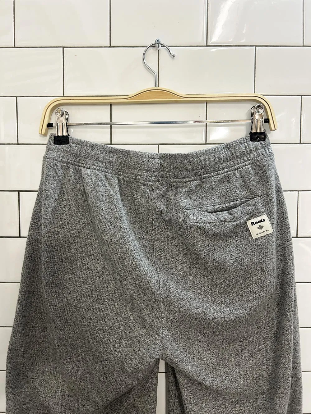 roots original wide leg crop sweatpant sold by Good Market Thrift Store product image thumbnail 2