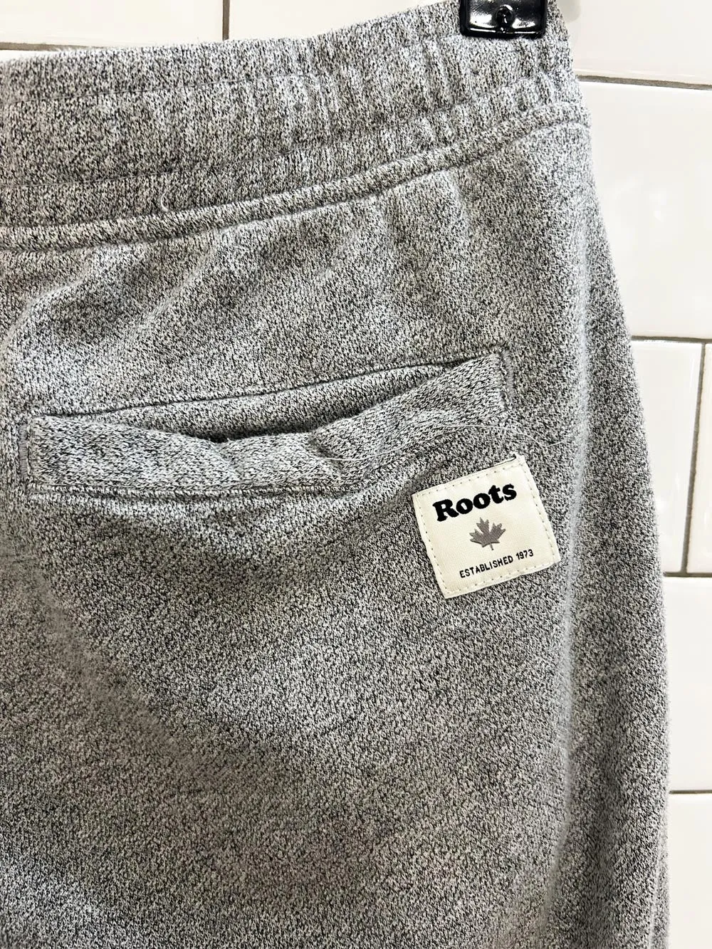 roots original wide leg crop sweatpant sold by Good Market Thrift Store product image thumbnail 5