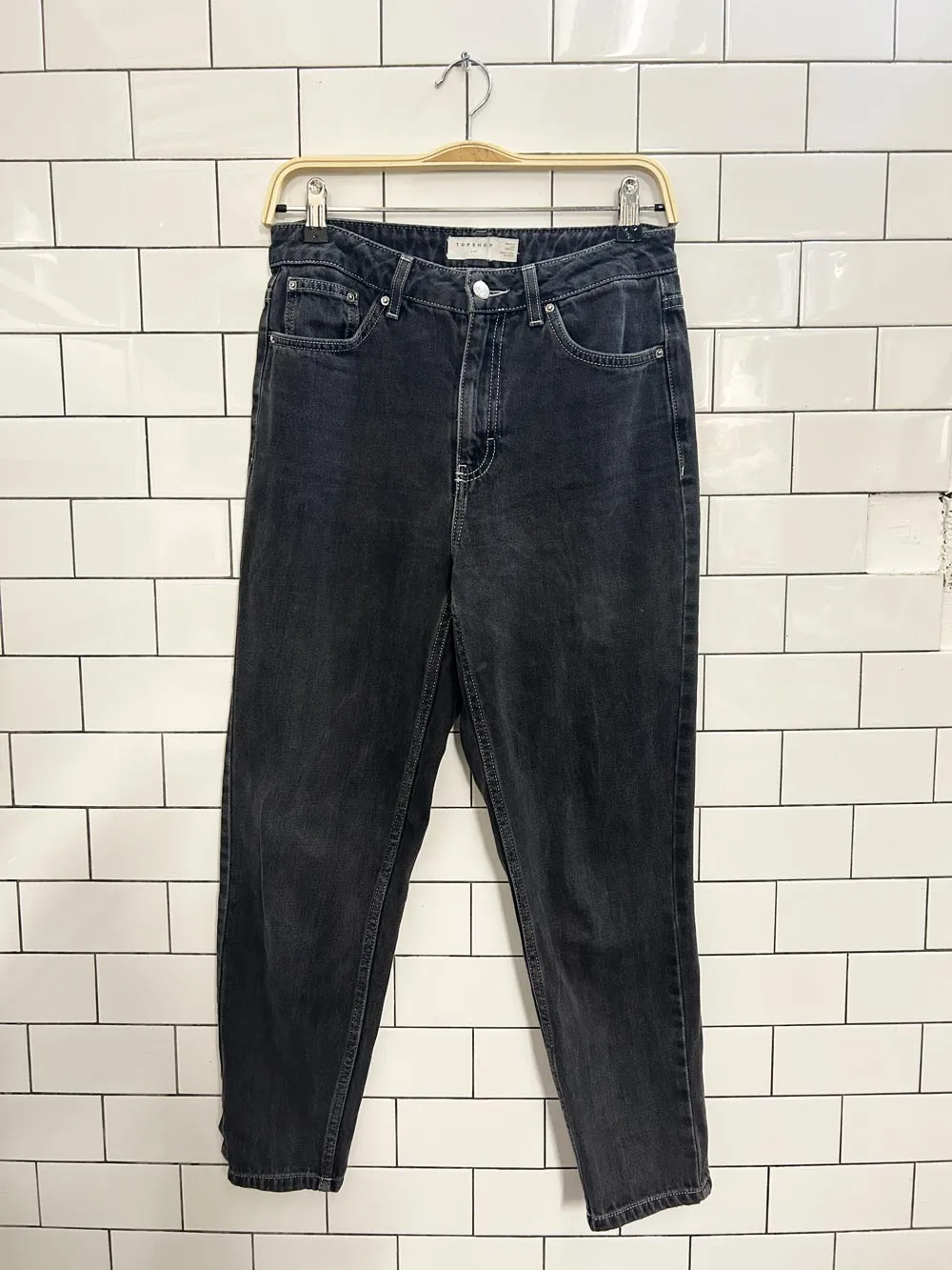 topshop moto mom jeans sold by Good Market Thrift Store product image thumbnail 3
