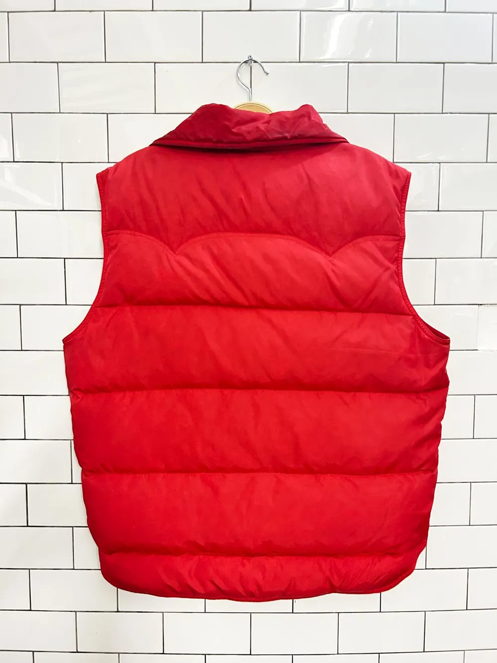 vintage 80s swan brand down vest sold by Good Market Thrift Store product image thumbnail 4