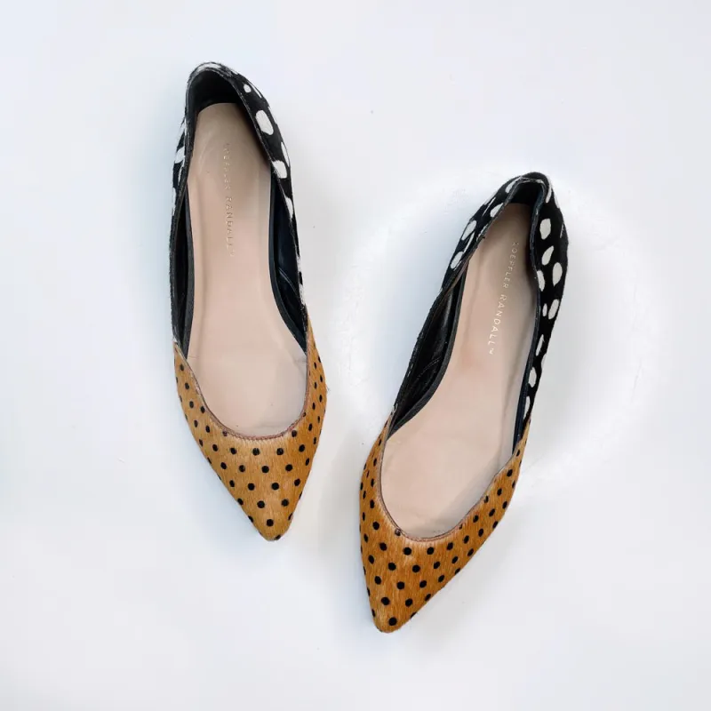 loefller randall lou calf hair leather flats sold by Good Market Thrift Store