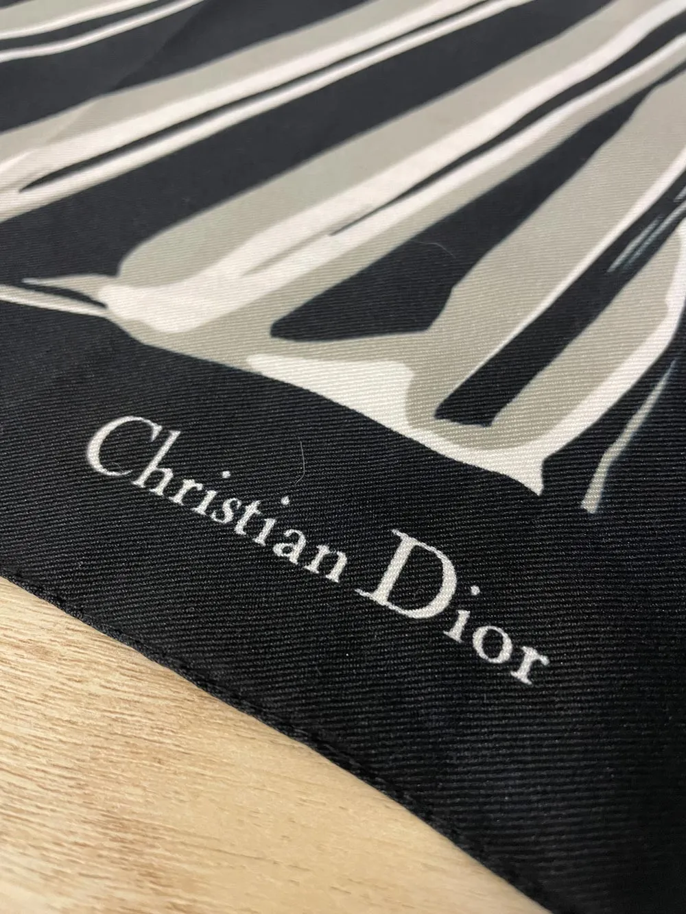 vintage 80s christian dior parfumes poly scarf sold by Good Market Thrift Store product image thumbnail 2