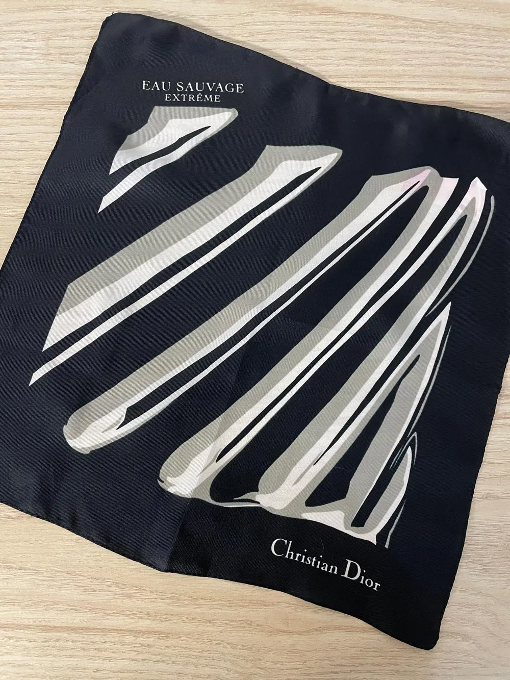 vintage 80s christian dior parfumes poly scarf sold by Good Market Thrift Store