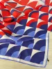 vintage geo shapes japan satin scarf sold by Good Market Thrift Store