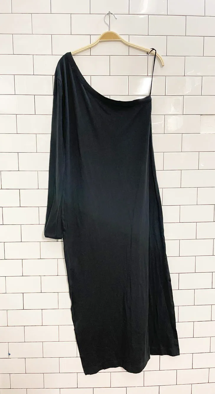 nwt free people kara one shoulder midi dress sold by Good Market Thrift Store product image thumbnail 5