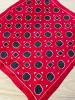 vintage geo shapes satin square scarf sold by Good Market Thrift Store