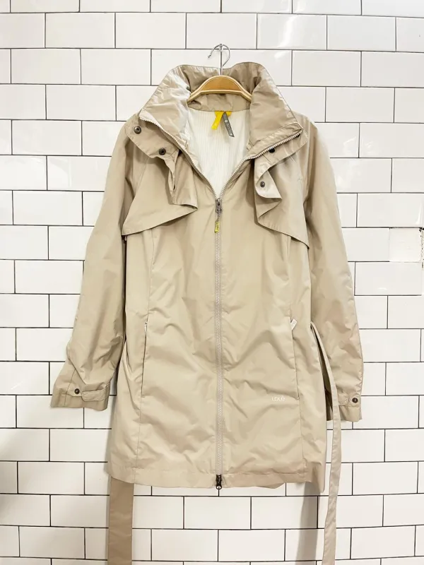 lolë alize rain trench coat sold by Good Market Thrift Store